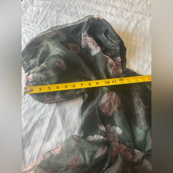 Chic soul Floral Dress in Green and Pink Size 3x - Picture 5 of 8